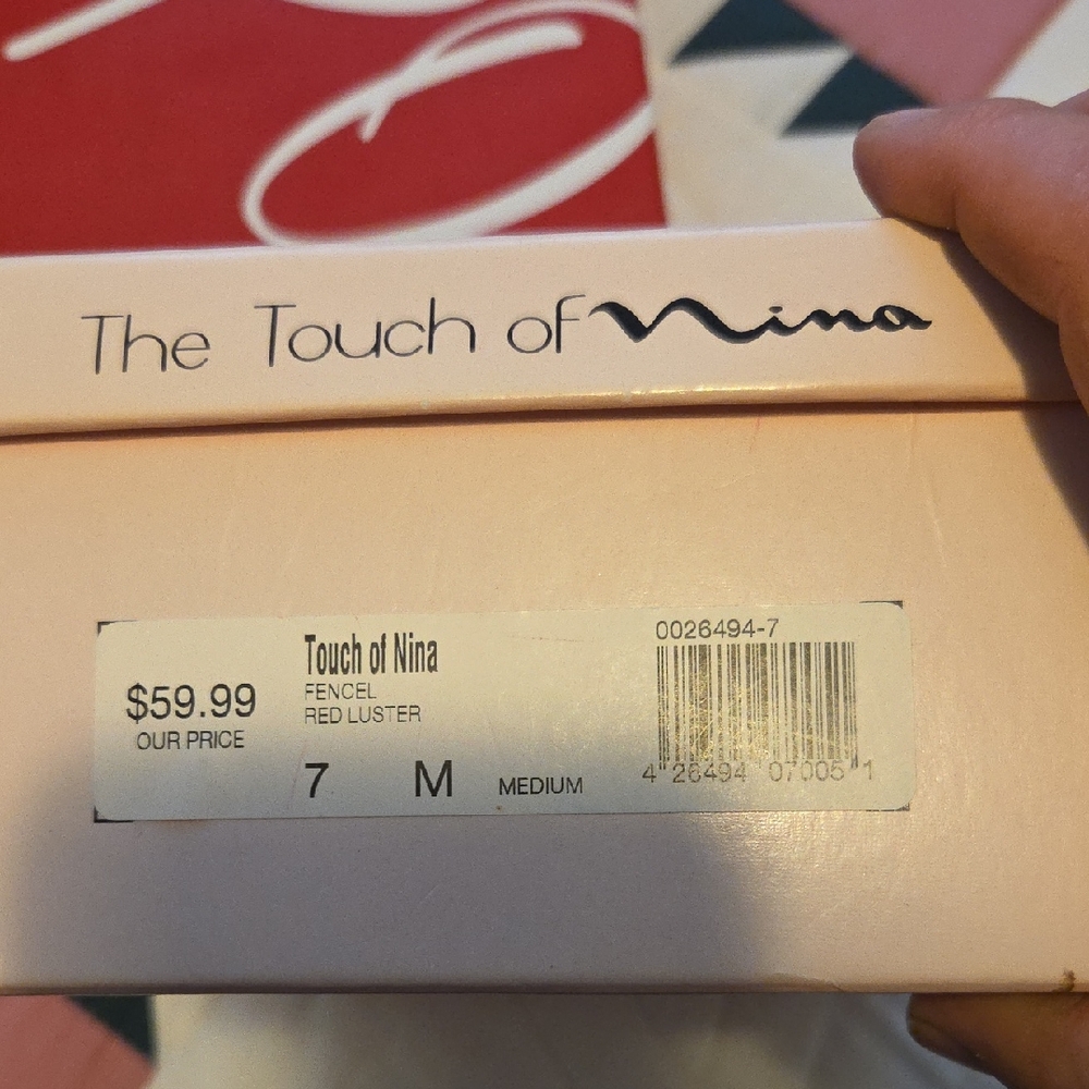 Touch of Nina Red Luster Fencel Footwear